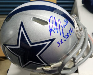 Robert Jones Autographed Cowboys 3X Superbowl Champions Mini Helmet 2