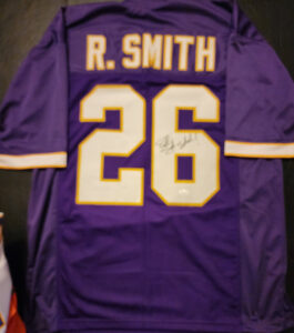 Robert Smith Autographed Custom Purple Vikings SKOL Jersey 2