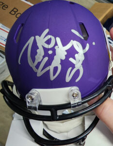 Robert Smith Autographed Vikings SKOL Mini Helmet 1