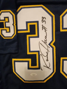 Ronnie Harmon Autographed Custom Chargers 92 Pro Bowl Jersey 1