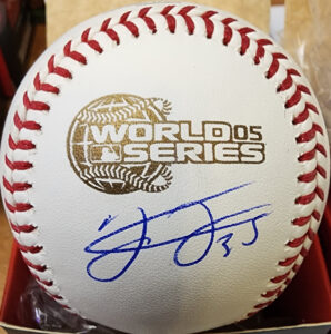 Frank Thomas Autographed 2005 World Series Official Major League Baseball JSA 1