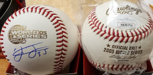 Frank Thomas Autographed 2005 World Series Official Major League Baseball JSA 2