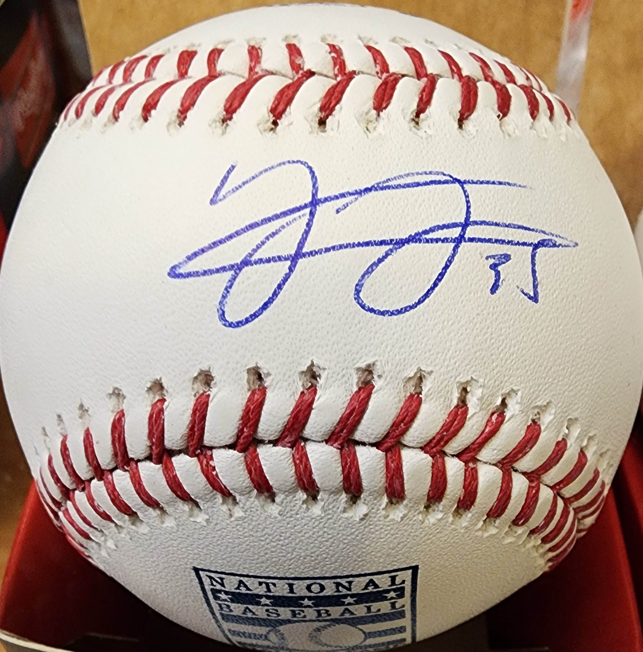 Frank Thomas Autographed HOF Manfred Baseball JSA 1