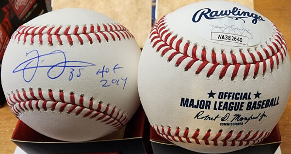 Frank Thomas Autographed Official Major League Baseball HOF 2014 JSA 2