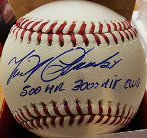 Miguel Cabrera Autographed OMLB 500 HR 3000 Hit Club Baseball JSA COA SMUDGED 1