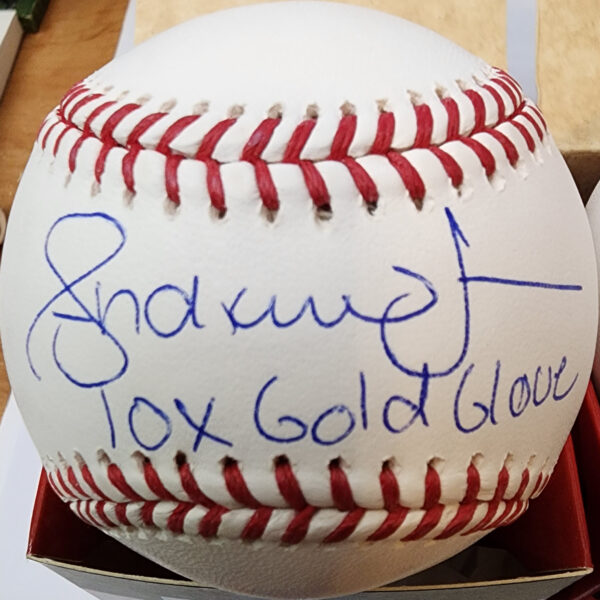 Andruw Jones Autrographed OMLB Baseball 10X Gold Glove Inscription 1