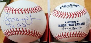 Andruw Jones Autrographed OMLB Baseball 5X Allstar Inscription 2
