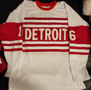 Vladimir Konstantinov Autographed Custom Detroit Red Wings Throwback Jersey 3