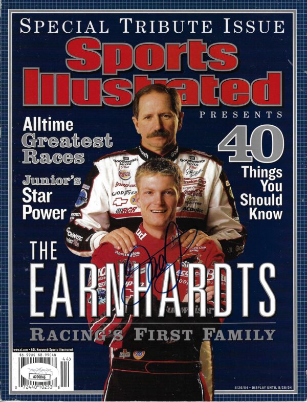 Dale Earnhardt Jr Autographed Sports Illustrated Magazine (3)