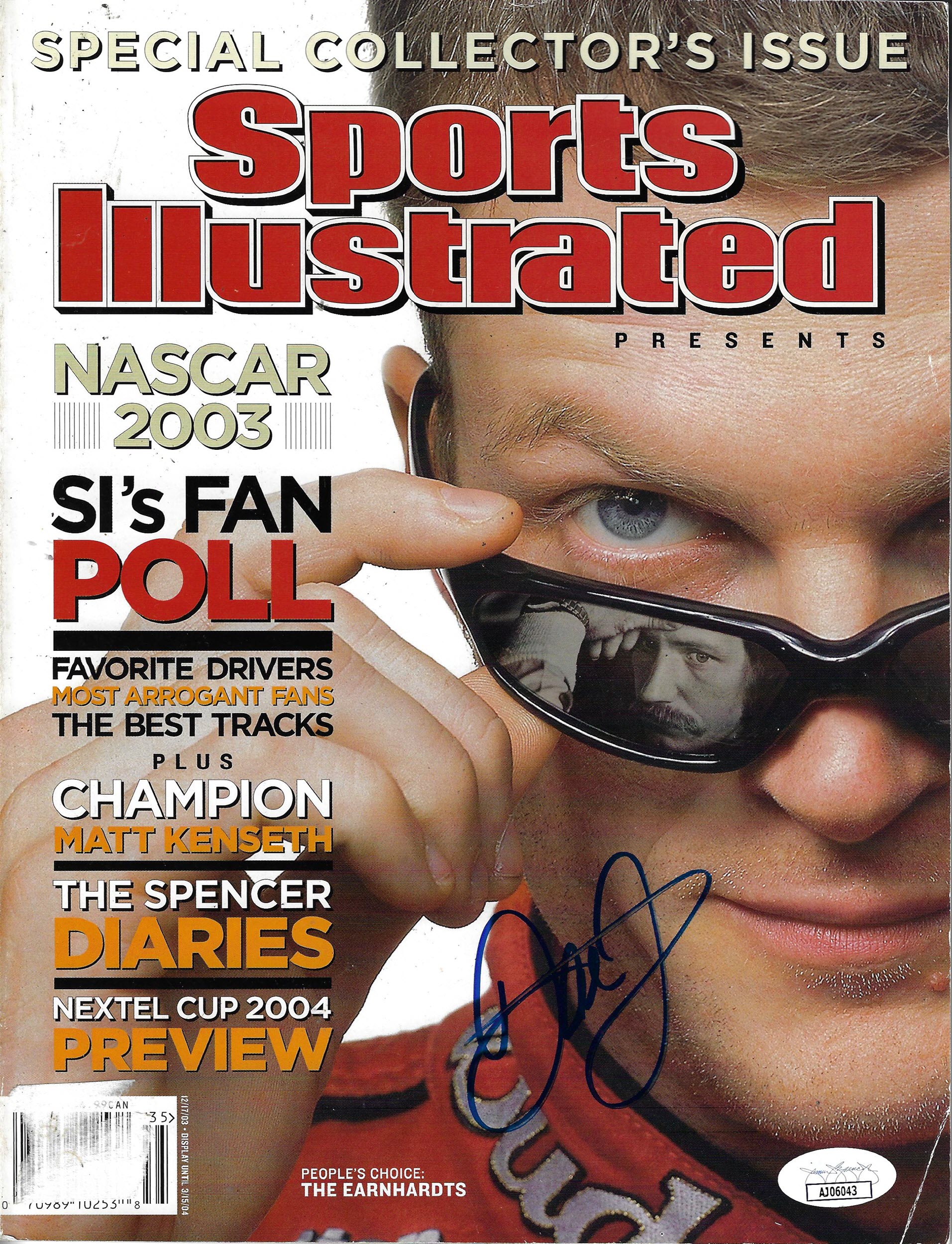 Dale Earnhardt Jr Autographed Sports Illustrated Magazine (6)
