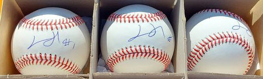 Jackson Holliday Autographed OMLB Baseball inscribed #1 v2