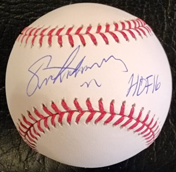 Eric Lindros Autographed Baseball with HOF Inscription v2