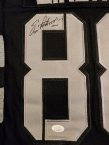 Eric Lindros Autographed Black 100th Anniversary Jersey v3