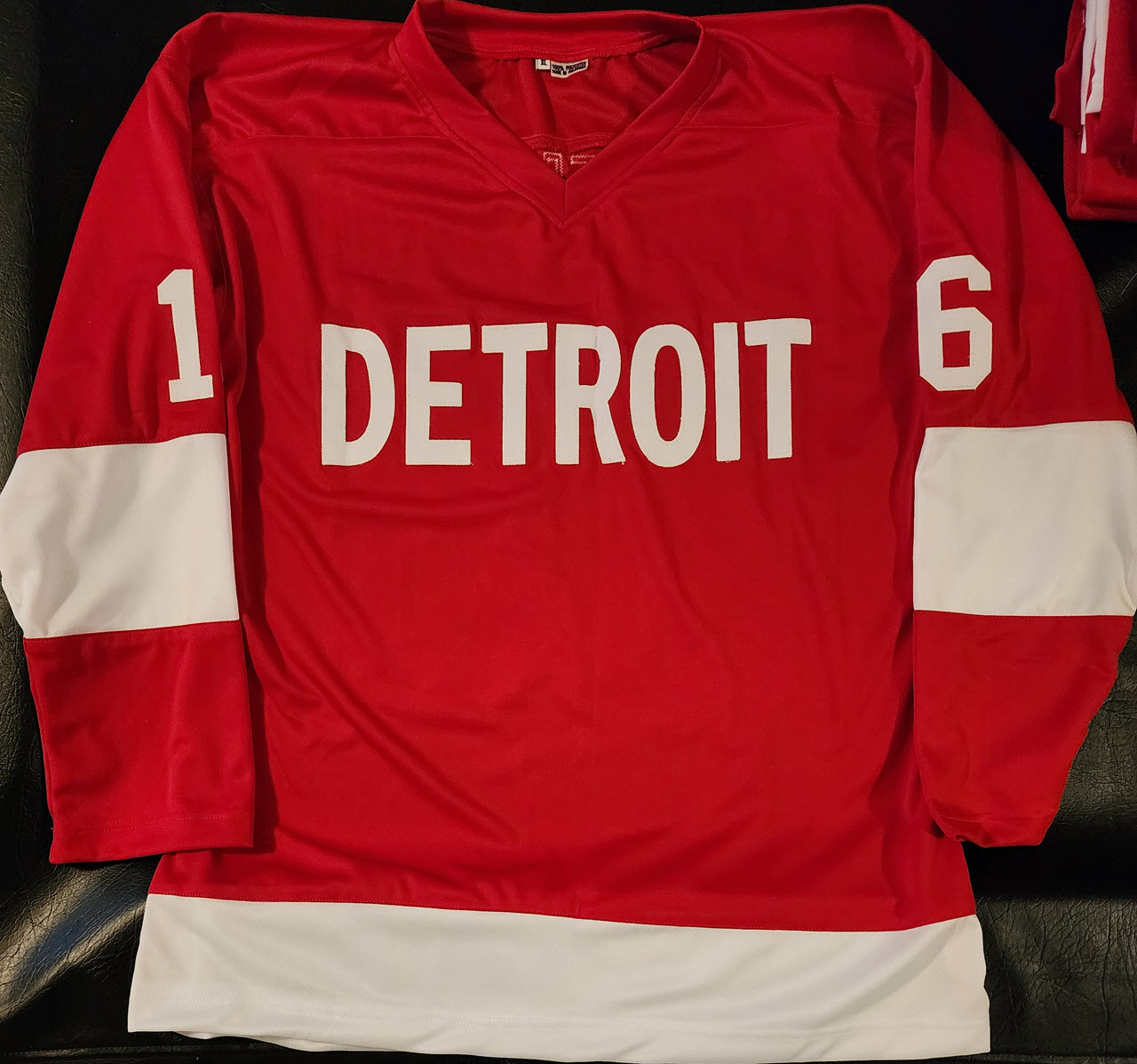 Vladimir Konstantinov Custom Detroit Red Autographed Jersey JSA COA