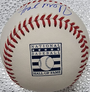 Fred McGriff Autographed HOF Baseball Sweet Spot v2
