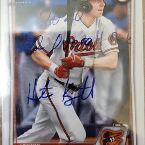 Heston Kjerstad Autographed 2020 Bowman Paper Inscribed 2020 #1 Overall Pick v1