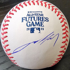 Jackson Holliday Autograph 2023 Futures Game Baseball v1