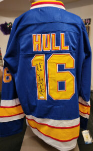 Brett Hull Autographed Blues Jersey 2