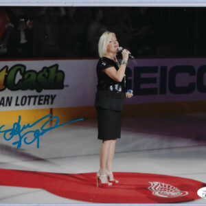 Karen Newman Red Wings National Anthem Singer Autographed 8x10