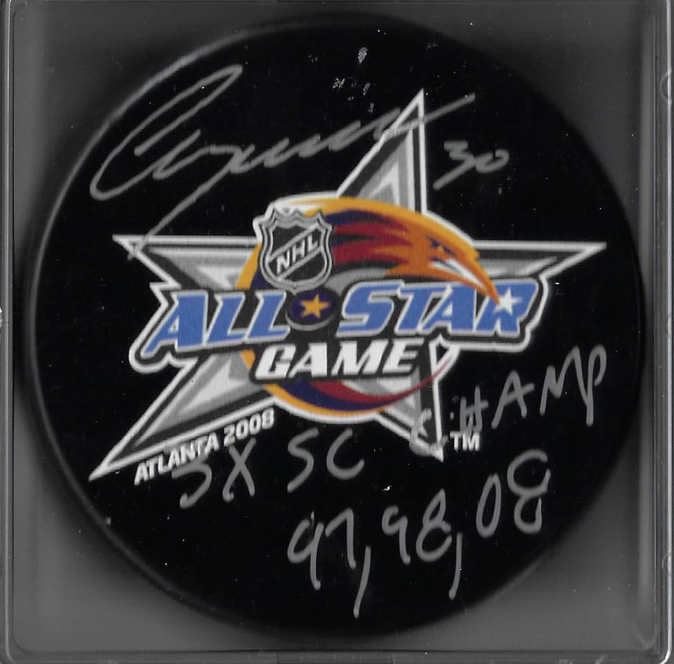 Chris Osgood Autographed 2008 All Star Puck