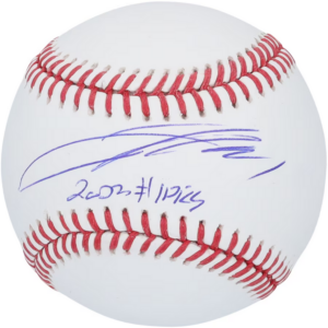 Jackson Holliday Autograph OMLB Baseball w 2022 #1 Pick