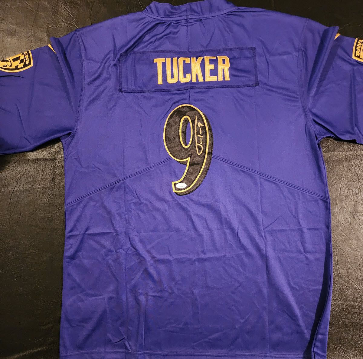 Justin Tucker Autographed Purple Jersey v1