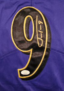 Justin Tucker Autographed Purple Jersey v2