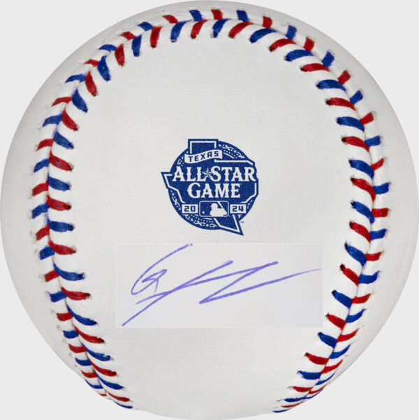 Gunnar Henderson Autographed 2024 All Star Baseball Beckett Witnessed COA