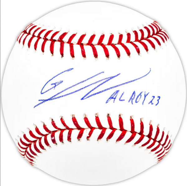 Gunnar Henderson Autographed OMLB Inscribed ROY 23 Baseball