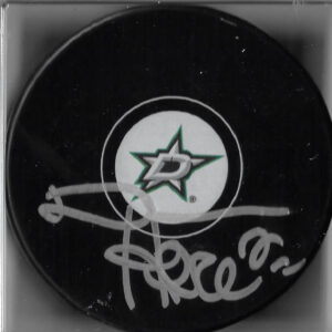 Derian Hatcher Autographed Dallas Stars Puck JSA COA