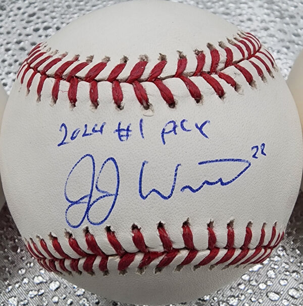 JJ Wetherholt Autographed Baseball Inscribed 2024 #1 Pick