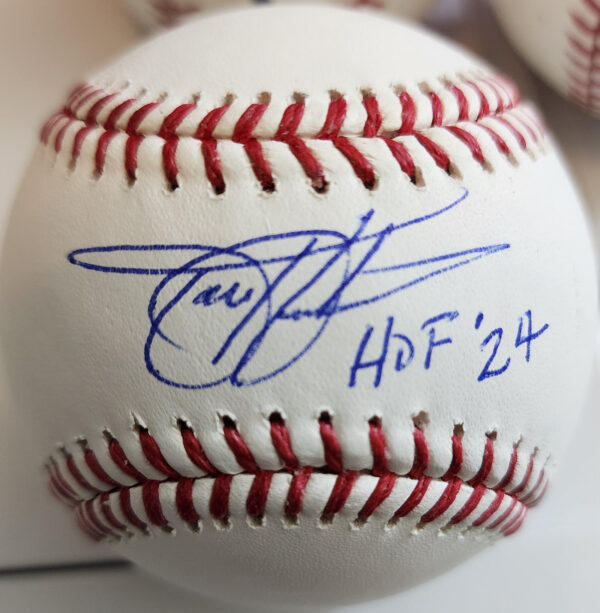 Todd Helton Autographed OMLB Baseball w HOF24 Inscription