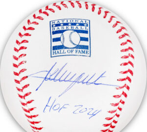 Adrian Beltre Autographed HOF Baseball Insribed HOF 2024 LOGO