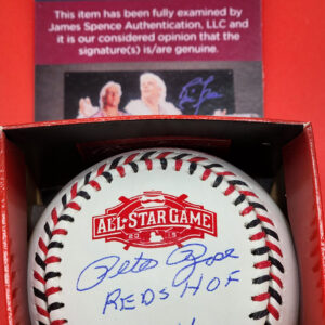 Pete Rose Autographed 2015 All Star Baseball Inscribed Reds HOF 2016 JSA COA v1