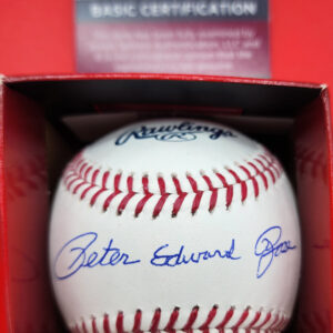 Pete Rose Autographed HOF Baseball FULL NAME JSA COA v1