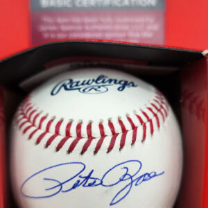 Pete Rose Autographed HOF Baseball SWEET JSA COA v1