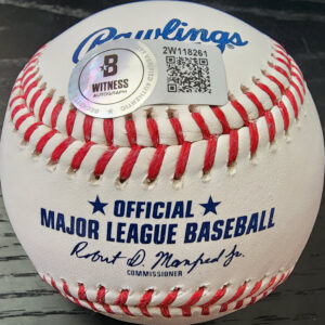 Christian Moore Autographed Rawlings OMLB Baseball Inscribed Lets Go Vols Beckett Witnessed COA v2