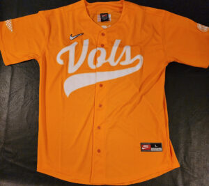 Christian Moore Autographed Replica Orange TN Volunteers Jersey Beckett Witnessed COA v3