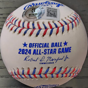 Mason Miller Autographed 2024 All Star Baseball Inscribed The Reaper Beckett Witnessed COA v2