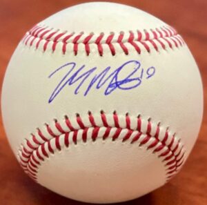 Mason Miller Autographed Rawlings OMLB Baseball Beckett Witnessed COA