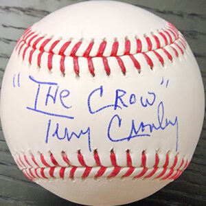 Terry Crowley Autographed OMLB Baseball Inscribed The Crow Beckett COA