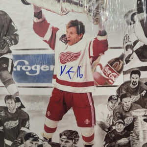 Vladimir Konstantinov Autographed Heart of a Champion Lithograph Print JSA COA v2