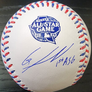 Gunnar Henderson Autographed 2024 All Star Baseball Inscribed 1st ASG Beckett Witnessed COA v1