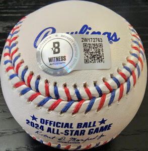 Gunnar Henderson Autographed 2024 All Star Baseball Witnessed COA v2