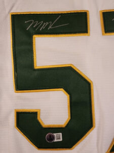 Mason Miller Autographed Oakland As Jersey Inscribed The Reaper v2