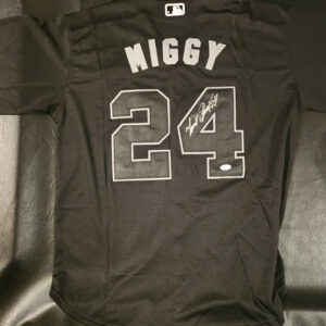 Miguel Cabrera Autographed Black Detroit Tigers MIGGY Jersey JSA COA v2