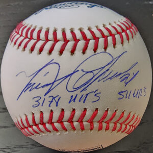 Miguel Cabrera Autographed HOF Baseball Inscribed 3174 Hits 511 HRs v1