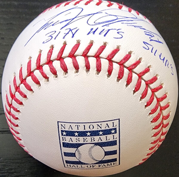 Miguel Cabrera Autographed HOF Baseball Inscribed 3174 Hits 511 HRs v2