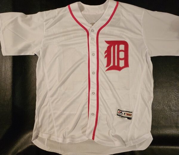 Miguel Cabrera Autographed Pink Detroit Tigers Mothers Day Jersey JSA COA v3