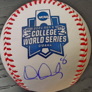 Dylan Dreiling Autographed 2024 College WS Baseball Beckett COA v1